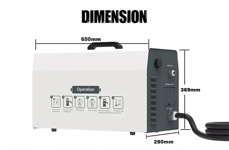 Portable Dc Fast Charger For Electric Car